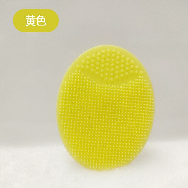 Brosse de massage en silicone souple pour le bain de bébé