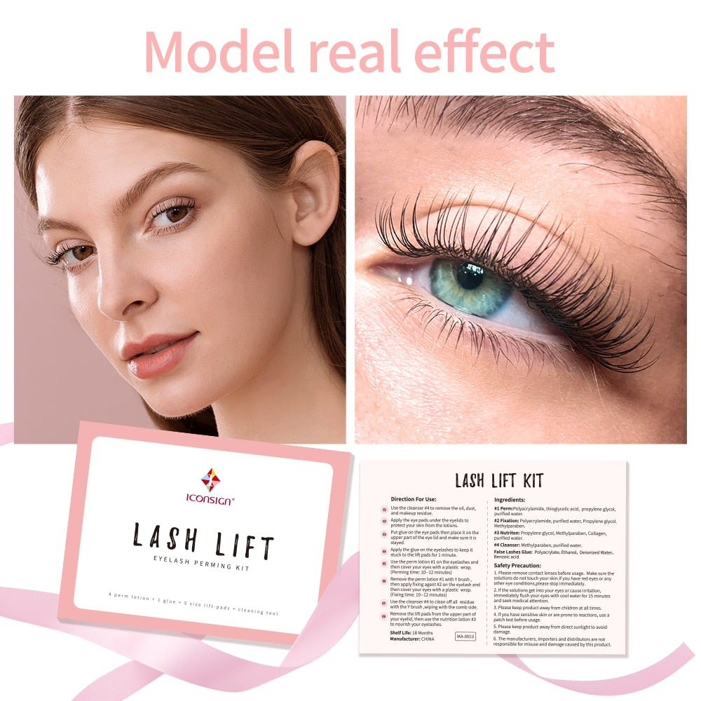 ICONSIGN Lash Lift Kit Lifiting Eyelash