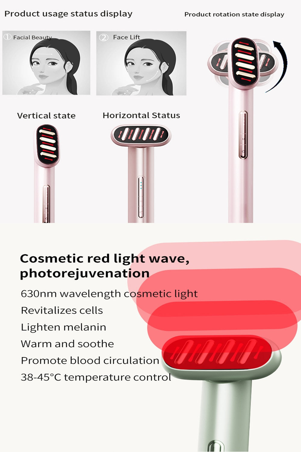 5-in-1 Multifunction Ultrasonic Beauty Wand