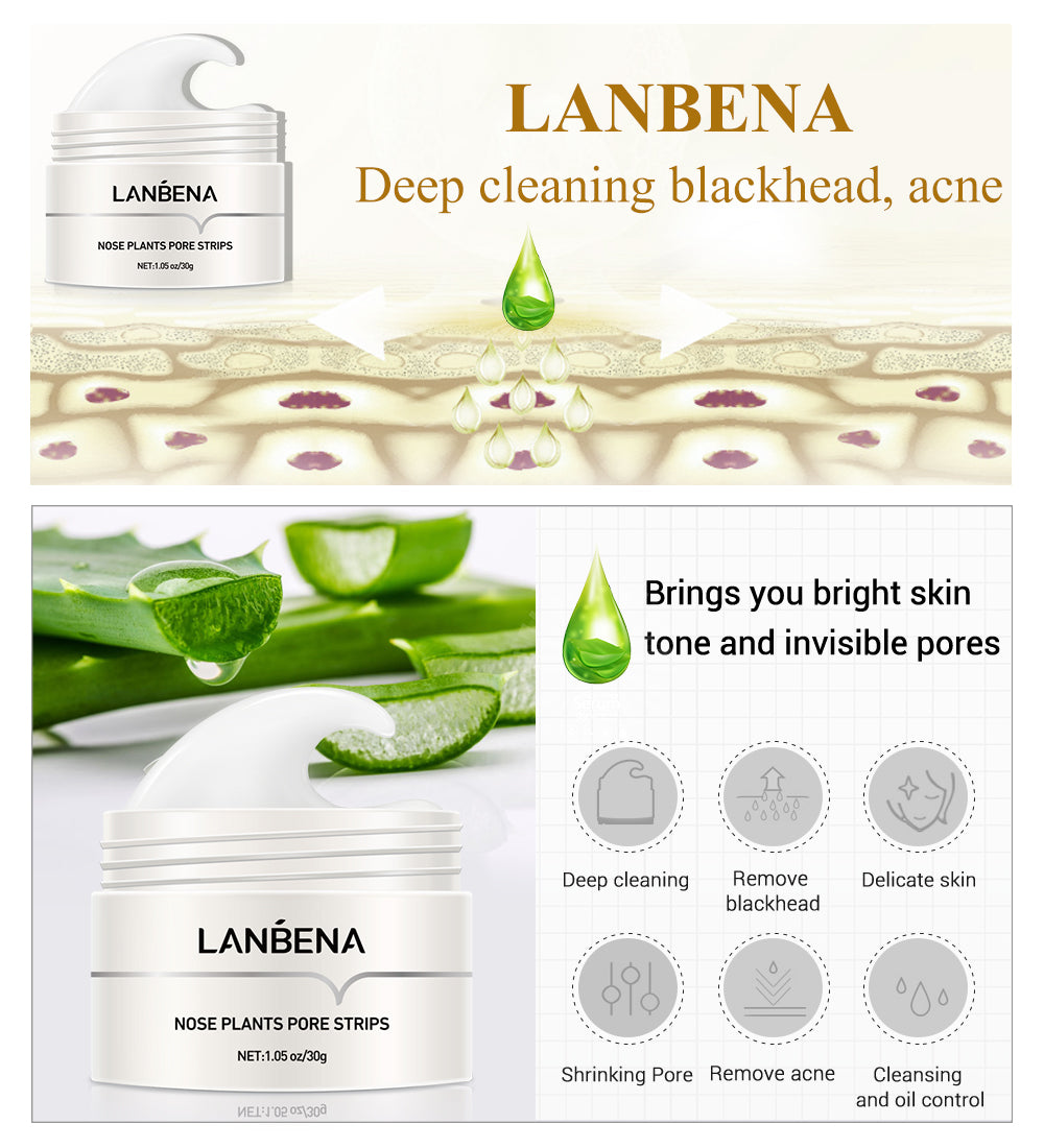 LANBENA Blackhead Remover Nose Pore Strip