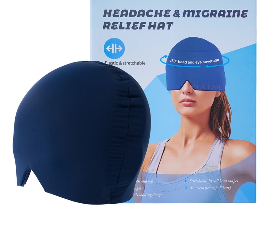 Bonnet anti-migraine en gel