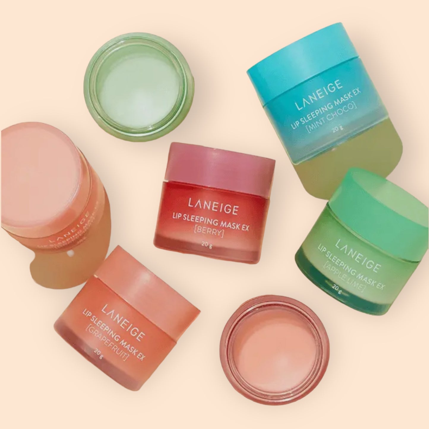 LANEIGE Masque de Nuit pour Lèvres Traitement Baume Soin