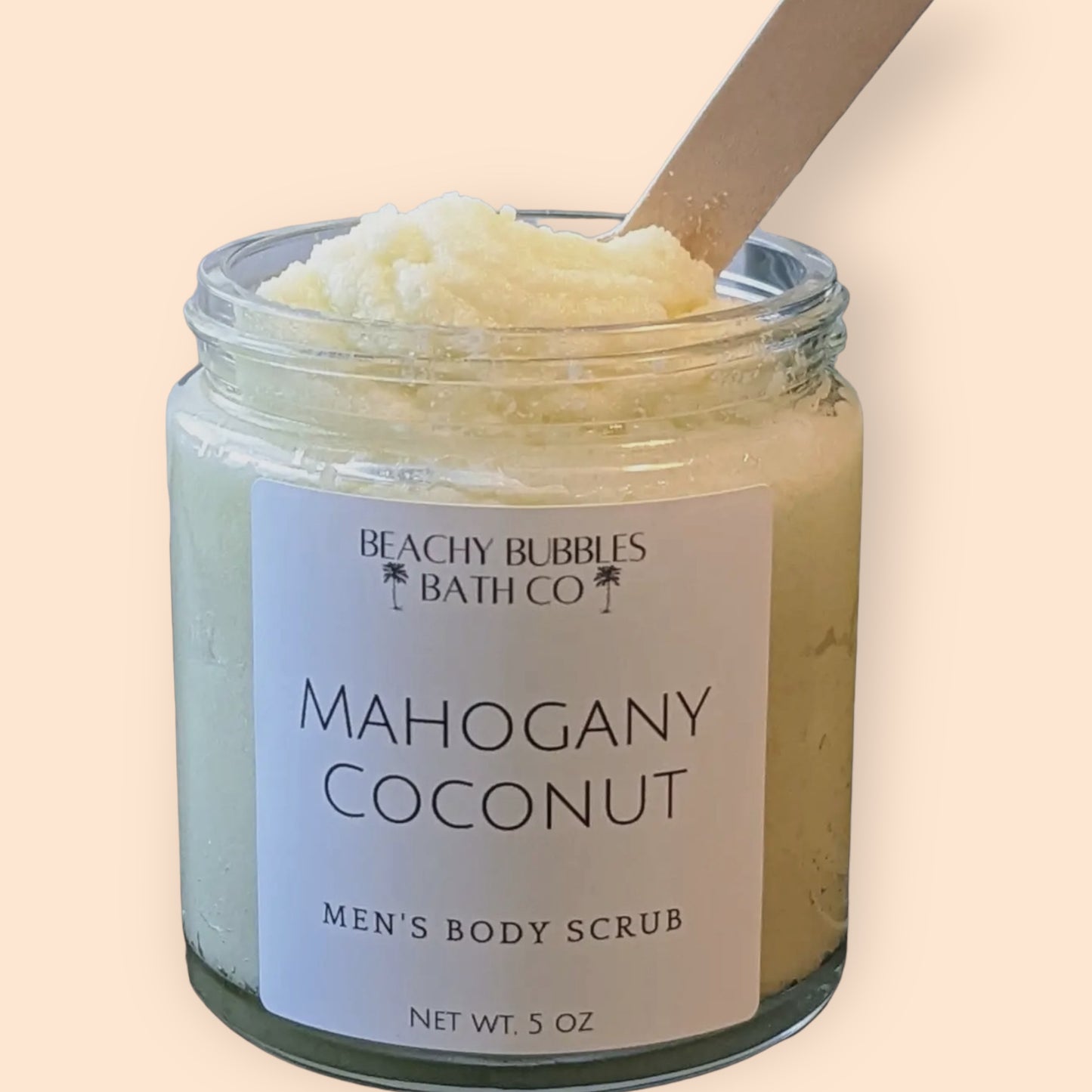 Mahogany Coconut Men's Body Scrub