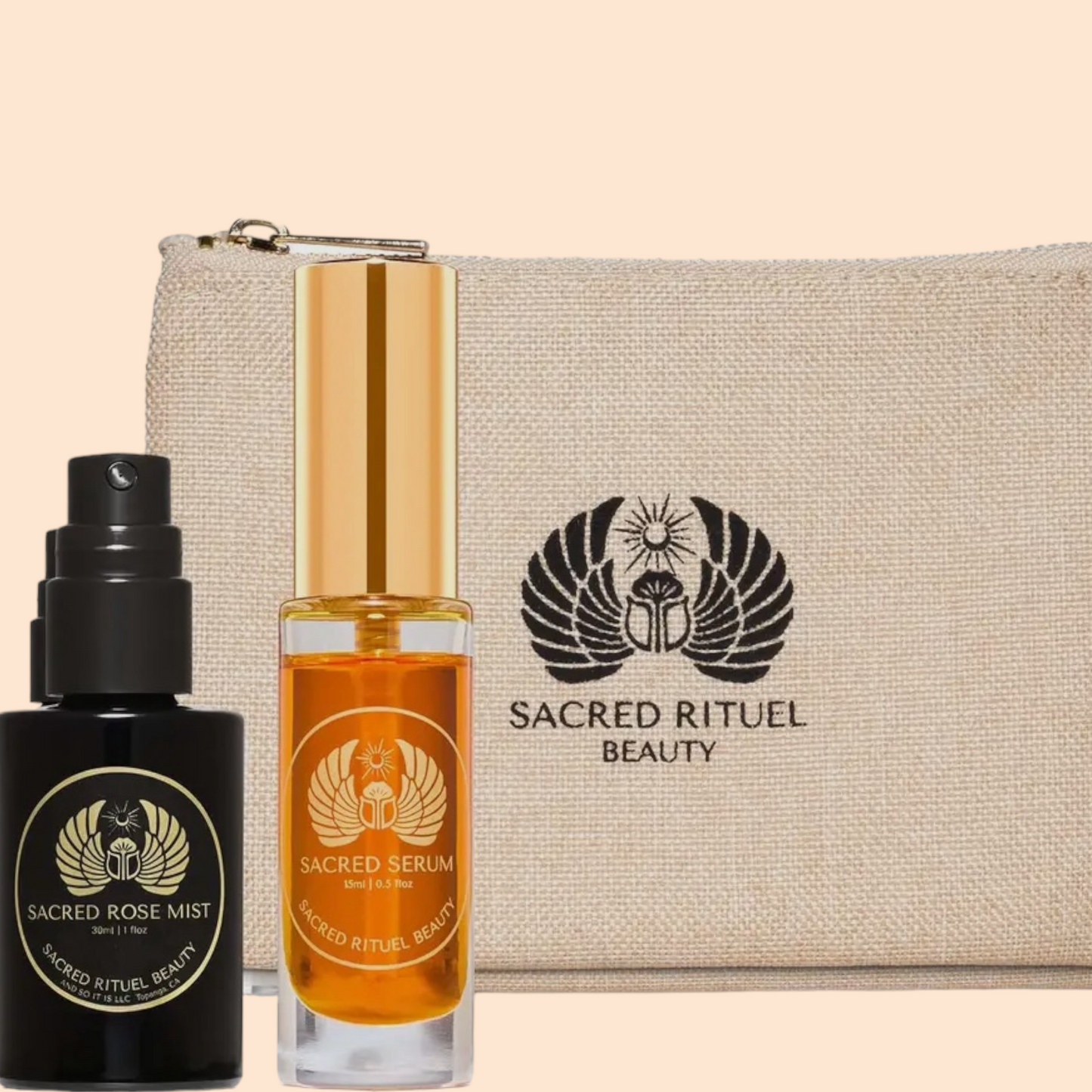 Sacred Travel Set Face Oil + Rose Toner